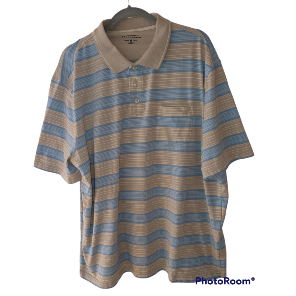 Saddlebred Men's Polo Size 2XLT